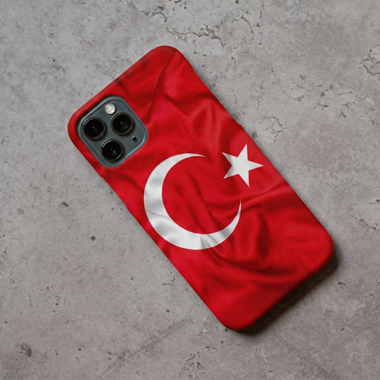 Türk Bayrağı Temalı Telefon Kılıfı