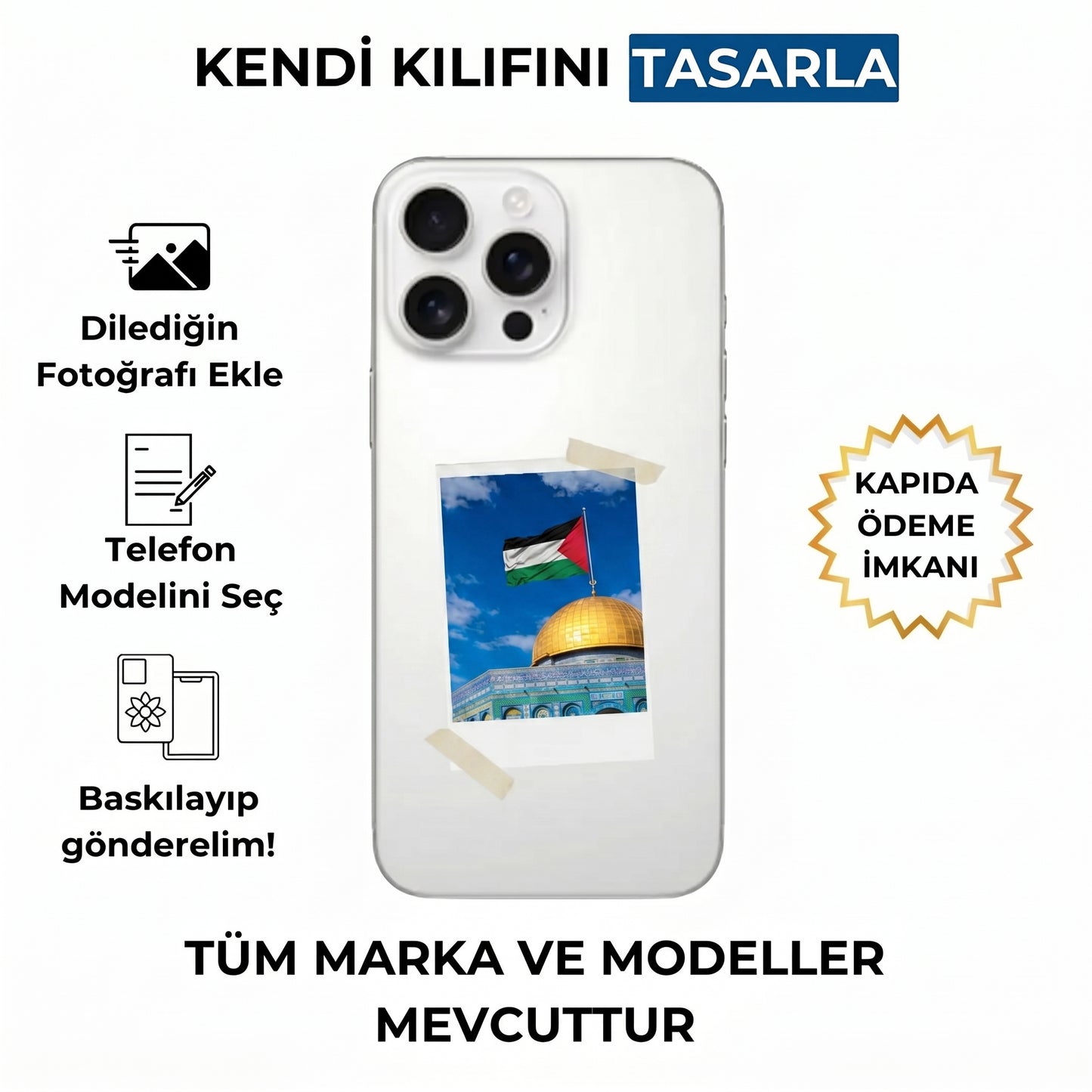 Kişiye Özel Fotoğraflı Telefon Kılıfı